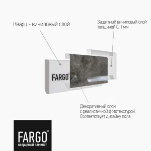 Кварцевый плинтус Fargo 366-1 Дуб Дакота Кварцевый плинтус Fargo 366-1 Дуб Дакота